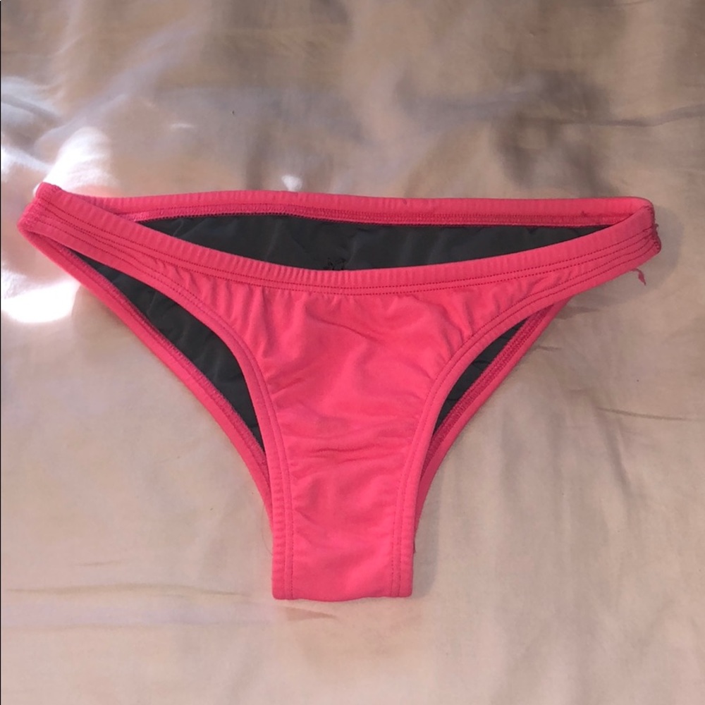 Pink bikini bottom